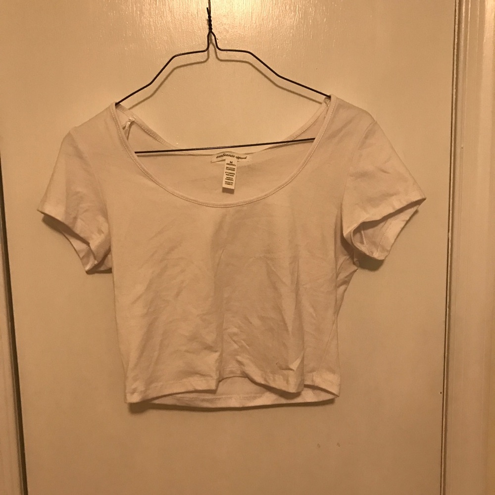 White crop top